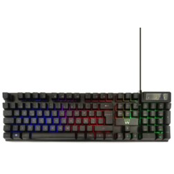Ewent PL3319 teclado Juego USB QWERTY Portugués Negro