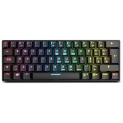 Krom Kluster teclado Juego USB + Bluetooth Negro