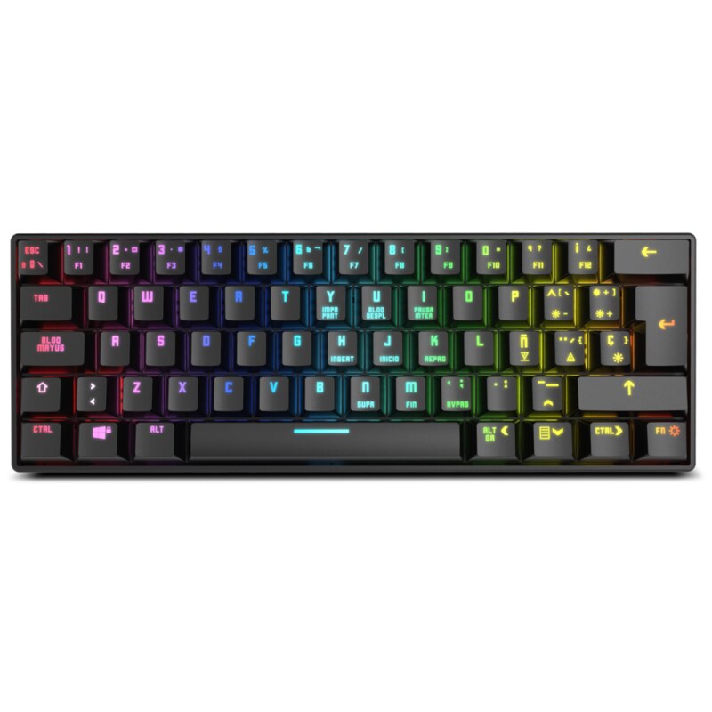Krom Kluster teclado Juego USB + Bluetooth Negro