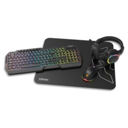 Krom Kenta 4 in 1 RGB Gaming Kit, Negro