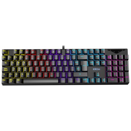 Krom Kasic teclado Juego USB QWERTY Inglés Negro