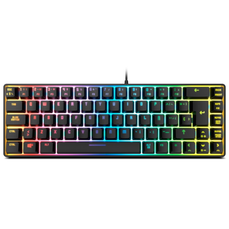 Krom Kalista teclado Juego USB Negro