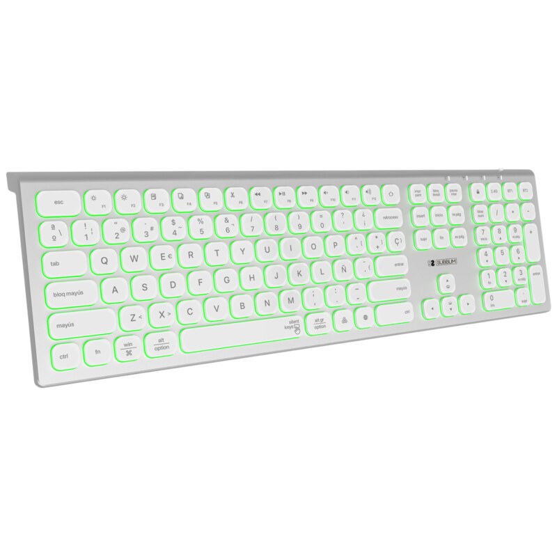 SUBBLIM Teclado Bluetooth/2.4G Master iluminado Ext P/B