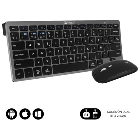 SUBBLIM SUBKBC-OCO020 teclado RF Wireless + Bluetooth