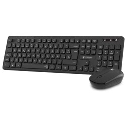 SUBBLIM Teclado Ergonómico y ratón Combo Business Slim Silencioso Inalámbrico 2.4G