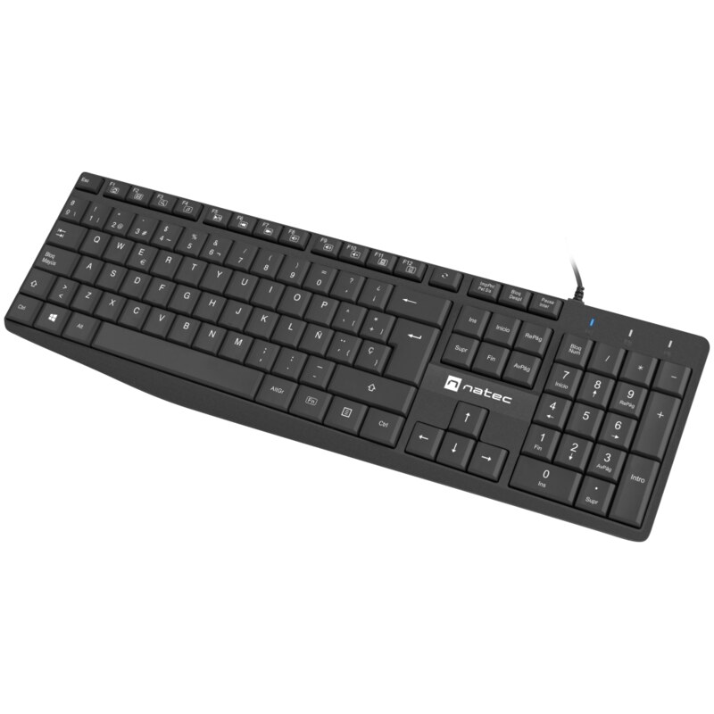 NATEC NKL-1948 teclado Universal USB QWERTY Español Negro
