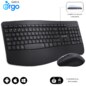 SUBBLIM SUBKBC-DCOPW2 teclado Ratón incluido Hogar / Oficina RF Wireless + Bluetooth QWERTY Español Negro