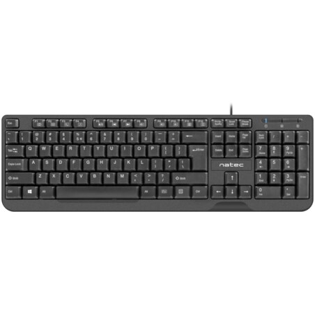 NATEC Trout teclado Oficina USB QWERTY Español Negro