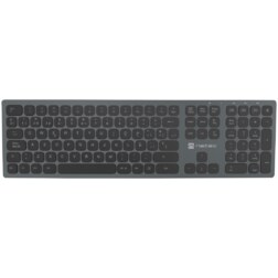 NATEC NKL-1830 teclado Universal RF Wireless + Bluetooth QWERTY Español Negro, Gris