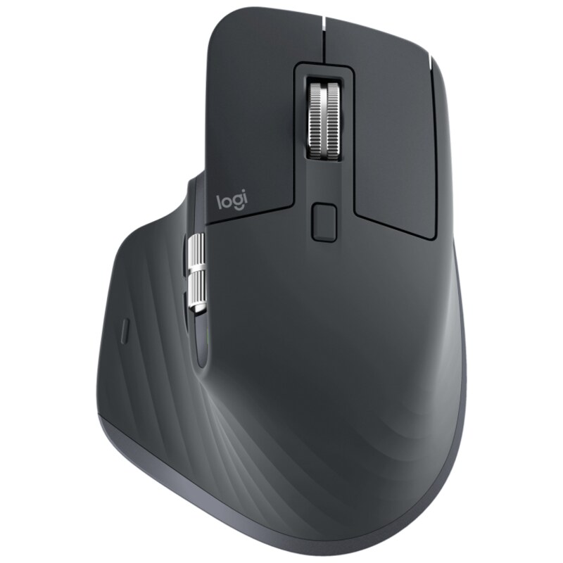 Logitech MX Master 3S, ratón inalámbrico de alto rendimiento con desplazamiento ultrarrápido, Ergo, 8000 DPI, seguimiento sobre 