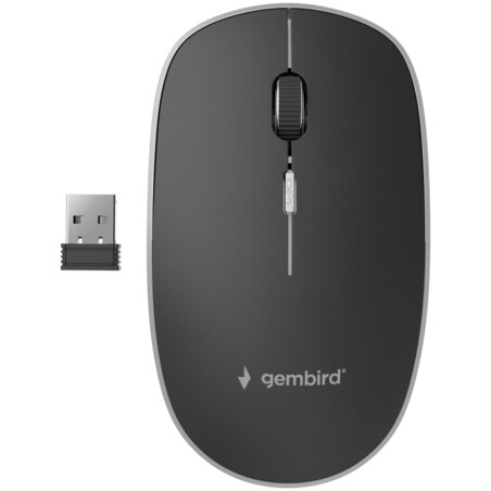 Gembird MUSW-4B-01 ratón Oficina Ambidextro RF inalámbrico Óptico 1600 DPI