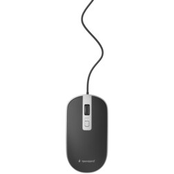 Gembird MUS-4B-06-BS ratón Oficina Ambidextro USB tipo A Óptico 1200 DPI