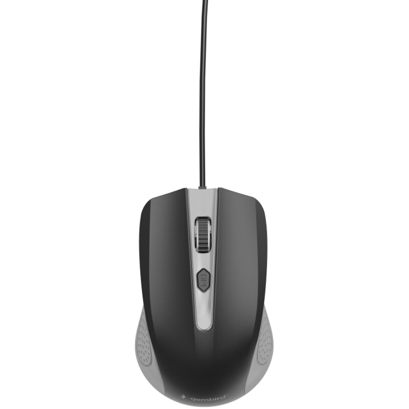 Gembird MUS-4B-01 ratón Oficina Ambidextro USB tipo A Óptico 1200 DPI