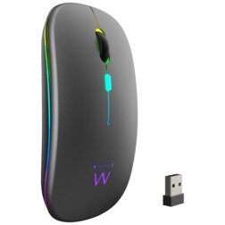 Ewent EW3242 ratón Universal Ambidextro RF Wireless + Bluetooth Óptico 1600 DPI