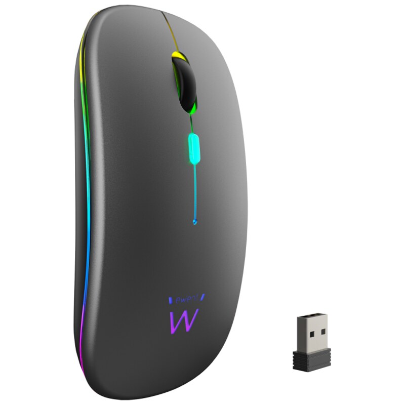 Ewent EW3242 ratón Universal Ambidextro RF Wireless + Bluetooth Óptico 1600 DPI