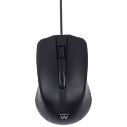 Ewent EW3300 ratón Oficina Ambidextro USB tipo A Óptico 1000 DPI
