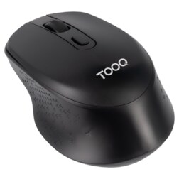 TooQ Ratón inalámbrico, 1600 DPI, 4 Botones, Negro