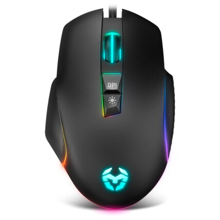 Krom Keos ratón Juego Mano derecha USB tipo A Óptico 6400 DPI