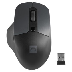 NATEC BlackBird 2 ratón Oficina Ambidextro RF inalámbrico IR LED 1600 DPI