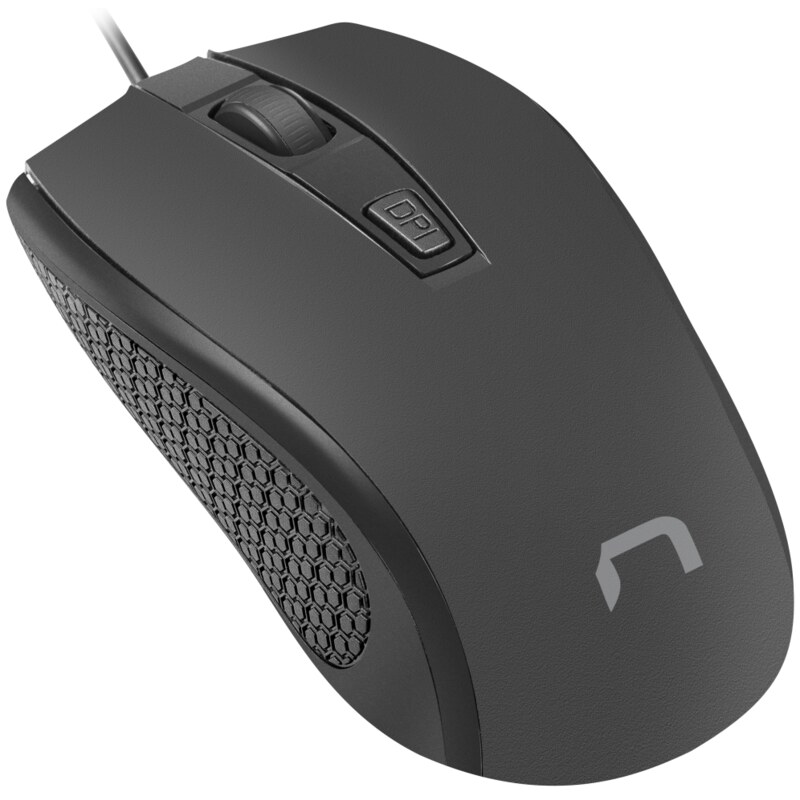 NATEC Hoopoe 2 ratón Oficina Ambidextro USB tipo A Óptico 1600 DPI