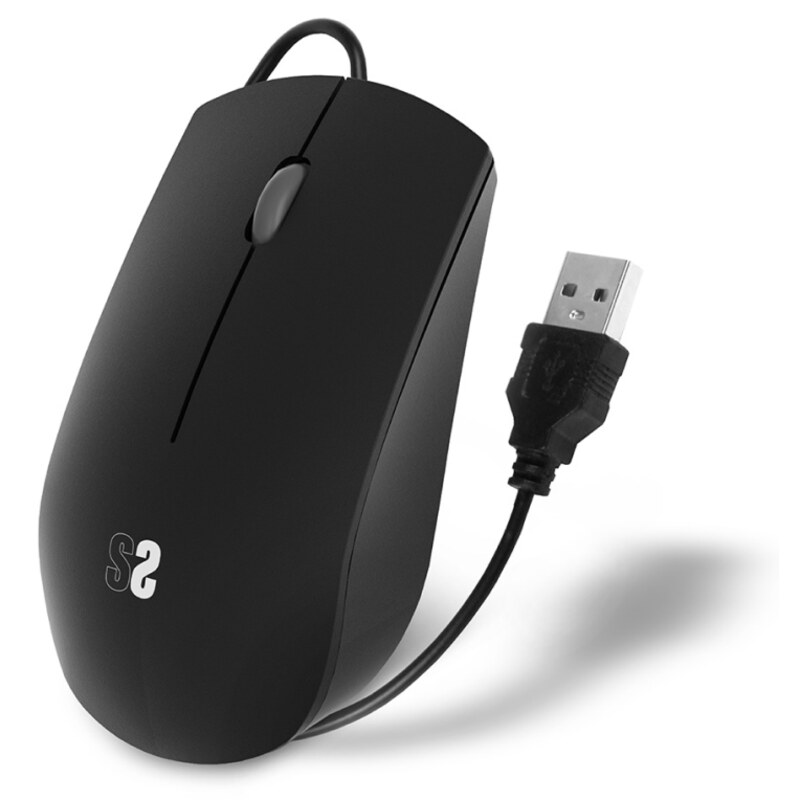 SUBBLIM Ratón Business Silencioso con cable USB 1200 DPI