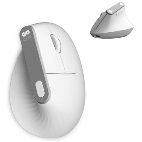 SUBBLIM SUBMO-EDNVW02 ratón Universal mano derecha Bluetooth + USB Type-C Óptico 4000 DPI