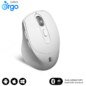 SUBBLIM RATON OPTICO DUAL COMFORT ERGO DUAL BATERIA BLANCO ratón Universal mano derecha Bluetooth + USB Type-A Óptico 2400 DPI