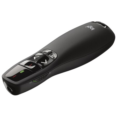 Logitech R400 apuntador inalámbricos RF Negro