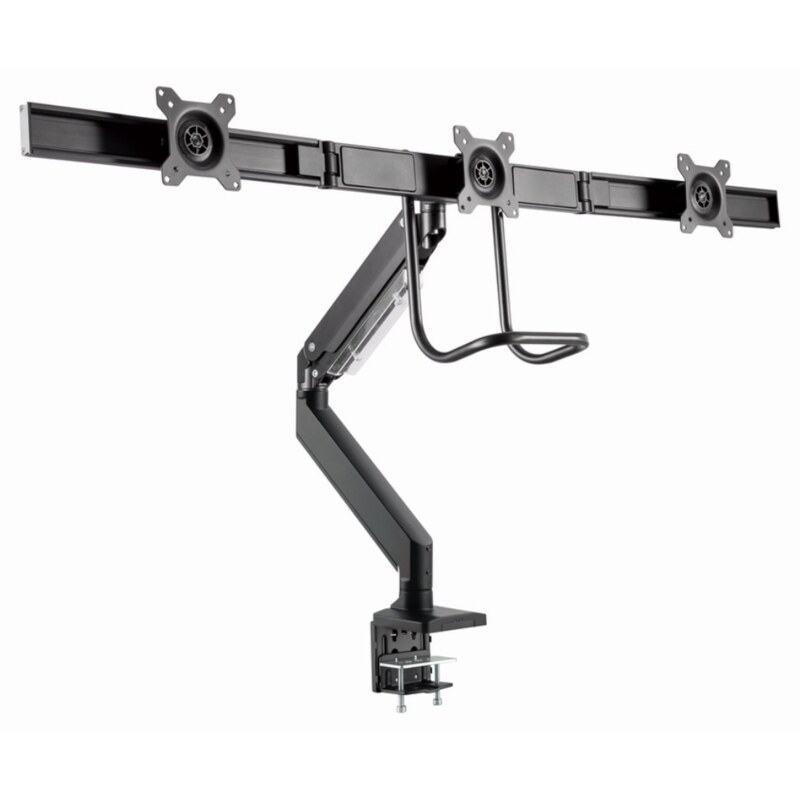 Gembird MA-DA3-03 soporte para monitor 68,6 cm (27") Escritorio Negro