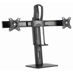 Gembird MS-D2-01 soporte para monitor 68,6 cm (27") Escritorio Negro