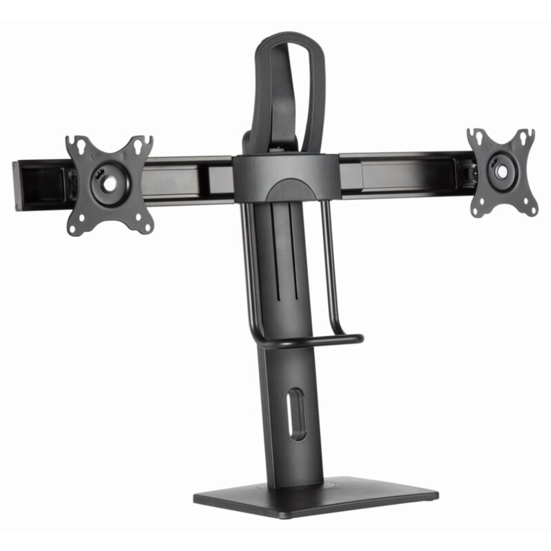 Gembird MS-D2-01 soporte para monitor 68,6 cm (27") Escritorio Negro