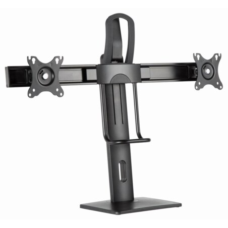 Gembird MS-D2-01 soporte para monitor 68,6 cm (27") Escritorio Negro