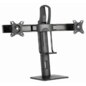 Gembird MS-D2-01 soporte para monitor 68,6 cm (27") Escritorio Negro