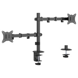 Gembird MA-D2-03 soporte para monitor 81,3 cm (32") Escritorio Negro