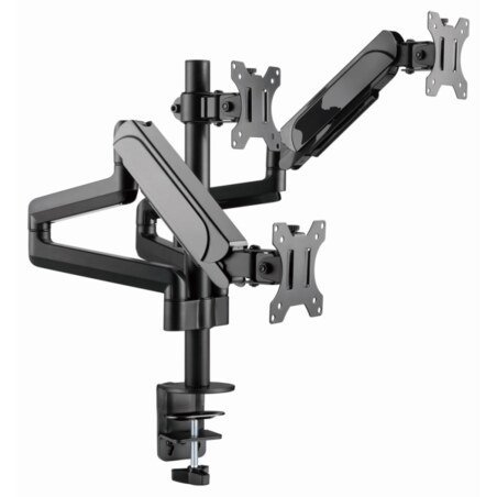 Gembird MA-DA3-01 soporte para monitor 68,6 cm (27") Escritorio Negro