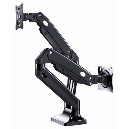 Gembird MA-DA2-03 soporte para monitor 88,9 cm (35") Escritorio Negro