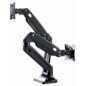 Gembird MA-DA2-03 soporte para monitor 88,9 cm (35") Escritorio Negro
