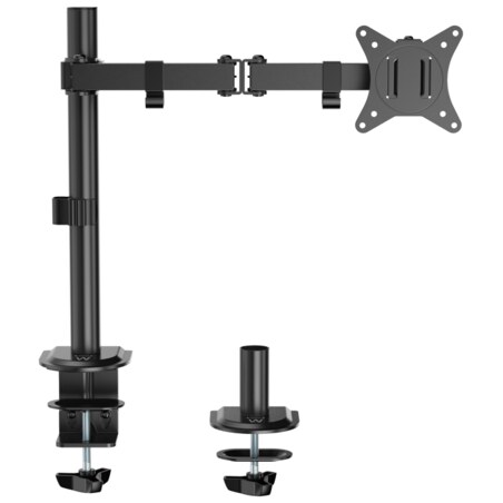 Ewent EW1510 soporte para monitor 68,6 cm (27") Negro Escritorio