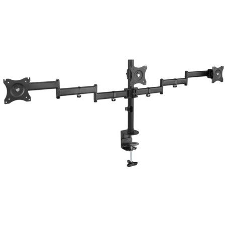 TooQ DB1327TN-B soporte para monitor 68,6 cm (27") Negro Escritorio