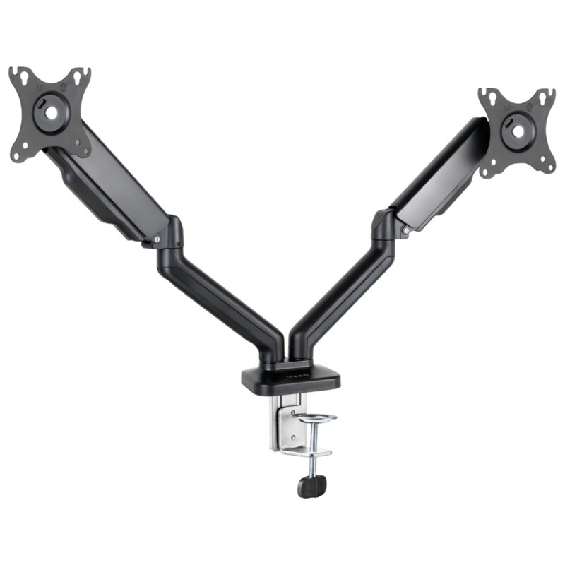 TooQ Soporte de Mesa para 2 Pantallas 17"-32", Negro