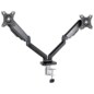 TooQ Soporte de Mesa para 2 Pantallas 17"-32", Negro
