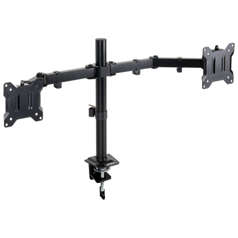 TooQ Soporte de Mesa para 2 Pantallas 17"-32", Color Negro