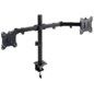 TooQ Soporte de Mesa para 2 Pantallas 17"-32", Color Negro