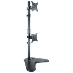 TooQ Soporte de mesa para 2 pantallas 17"-32" verticales