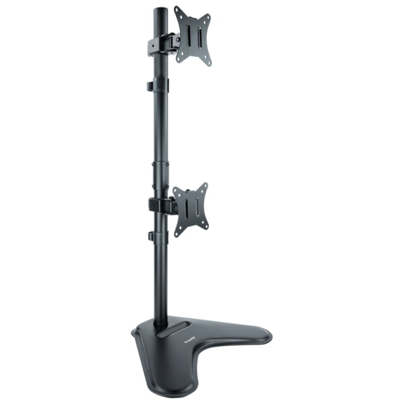 TooQ Soporte de mesa para 2 pantallas 17"-32" verticales
