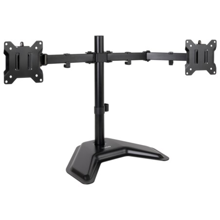 TooQ Soporte de Mesa, Giratorio e Inclinable, para 2 Pantallas de 17”-32”