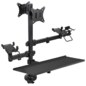 TooQ Soporte de Mesa para TPV/Impresora/Pantallas 17”-32”/Terminal/Lector/Teclado