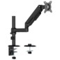 AISENS Soporte de Mesa Eco Contrapeso Giratorio e Inclinable para Monitor/TV 9kg (3 Pivotes, 1 Brazo) de 17-32, Negro