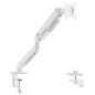AISENS Soporte de Mesa Eco Contrapeso Giratorio e Inclinable para Monitor/TV 9kg (3 PIVOTES, 1 BRAZO) de 17-32, Blanco