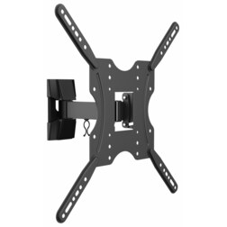 AISENS Soporte ECO giratorio, inclinable para monitor/TV 30kg (2 Pivotes) de 32-55, Negro